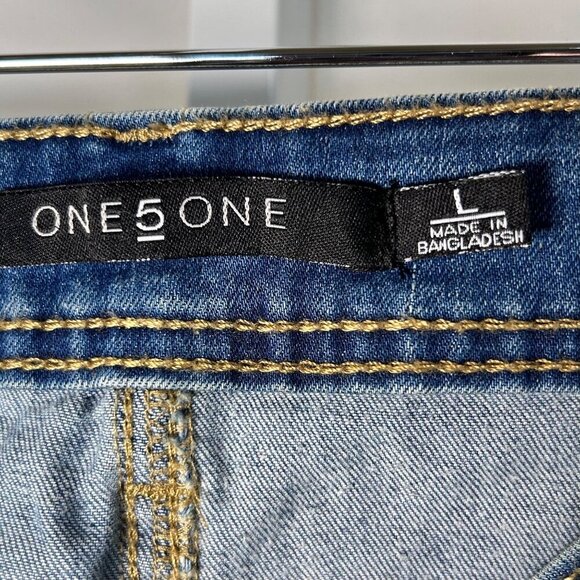 2/$30 One5One Size Large Jen Skirt Mini Zipper Casual - Picture 5 of 5